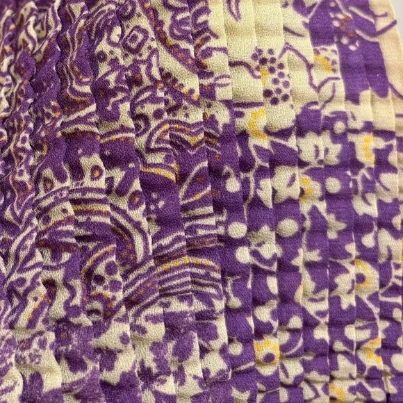 Stretchy y2k crinkle pleated top, medium - Picture 4 of 8